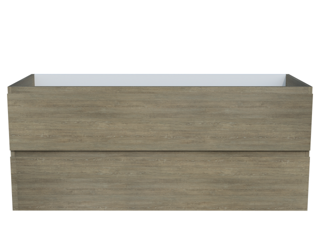 Nevada Plus Cabinet Only 1200mm Double Bowl Wall hung