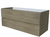 Nevada Plus Cabinet Only 1200mm Left Bowl Wall hung