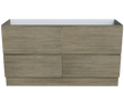 Nevada Plus Cabinet Only 1500mm Centre Bowl Floor standing