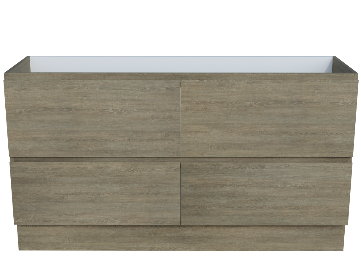 Nevada Plus Cabinet Only 1500mm Left Bowl Floor standing