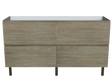 Nevada Plus Cabinet Only 1500mm Left Bowl On Legs