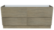 Nevada Plus Cabinet Only 1800mm Double Bowl Floor standing