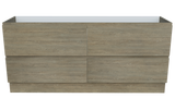 Nevada Plus Cabinet Only 1800mm Double Bowl Floor standing