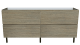 Nevada Plus Cabinet Only 1800mm Double Bowl On Legs