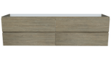 Nevada Plus Cabinet Only 1800mm Right Bowl Wall hung