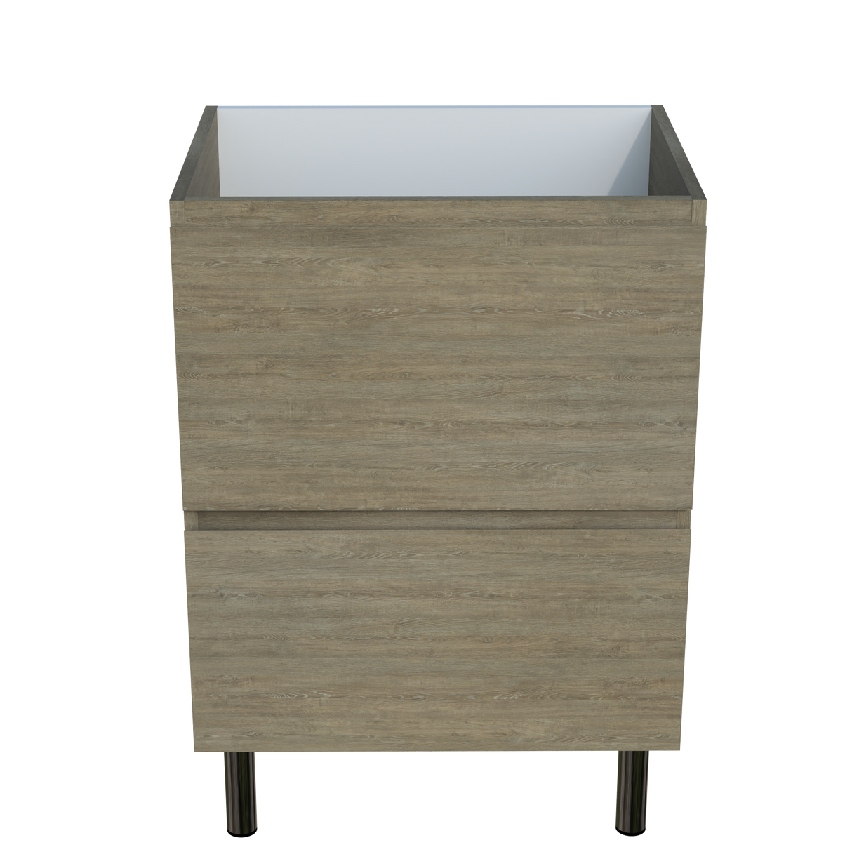 Nevada Plus Cabinet Only 600mm Centre Bowl On Legs