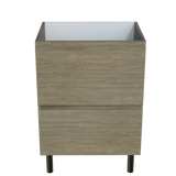 Nevada Plus Cabinet Only 600mm Centre Bowl On Legs