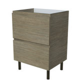 Nevada Plus Cabinet Only 600mm Centre Bowl On Legs