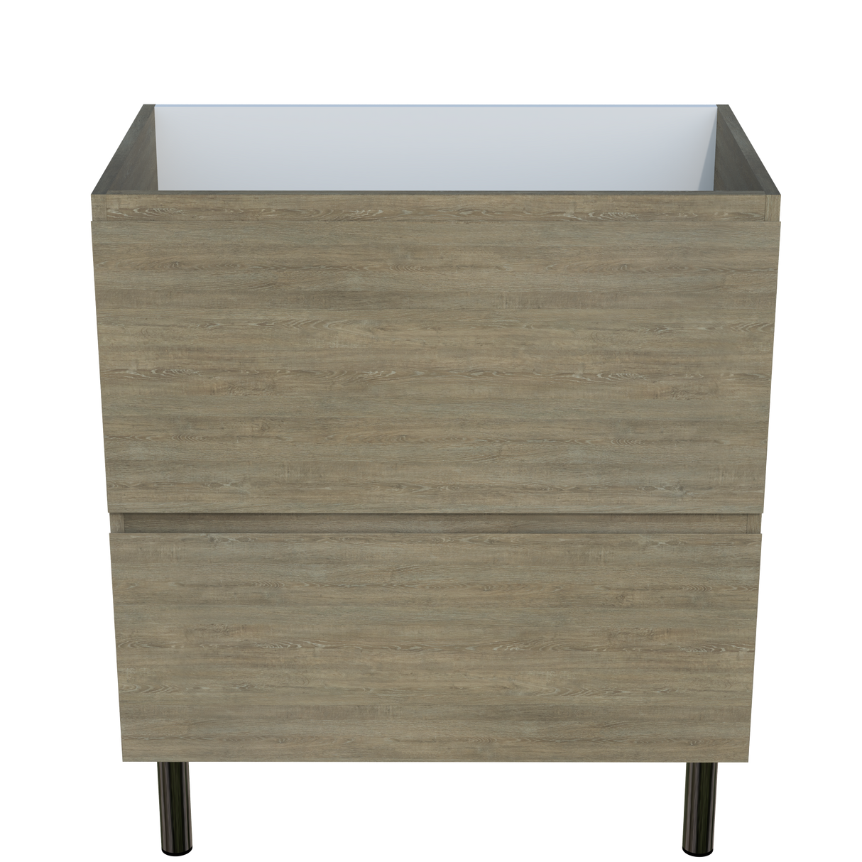 Nevada Plus Cabinet Only 750mm Centre Bowl On Legs