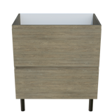 Nevada Plus Cabinet Only 750mm Centre Bowl On Legs
