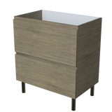 Nevada Plus Cabinet Only 750mm Centre Bowl On Legs