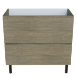 Nevada Plus Cabinet Only 900mm Centre Bowl On Legs