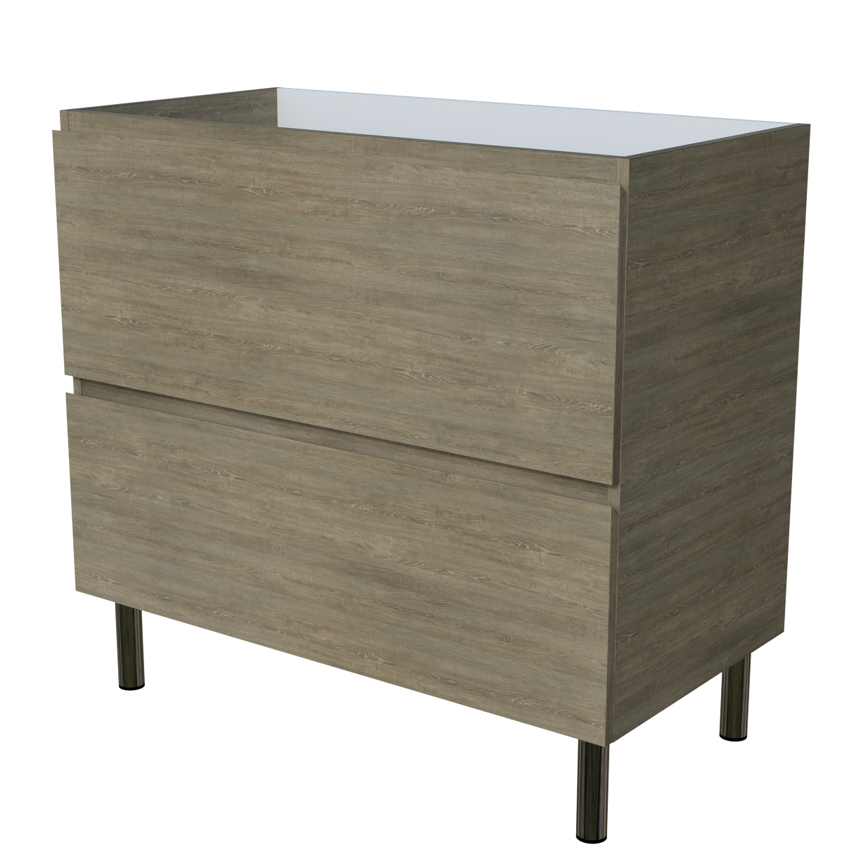 Nevada Plus Cabinet Only 900mm Right Bowl On Legs