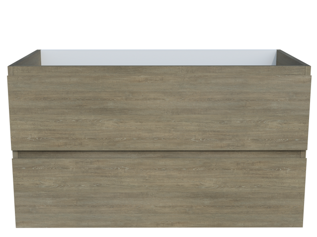 Nevada Plus Cabinet Only 900mm Right Bowl Wall hung