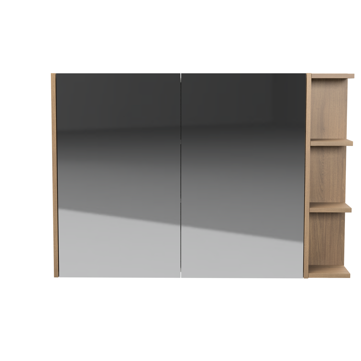 New York Mirror Cabinet 1050mm Left Double Door Gold Collection (NEW-SC-1050-L-G)