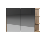 New York Mirror Cabinet 1050mm Left Double Door Gold Collection (NEW-SC-1050-L-G)