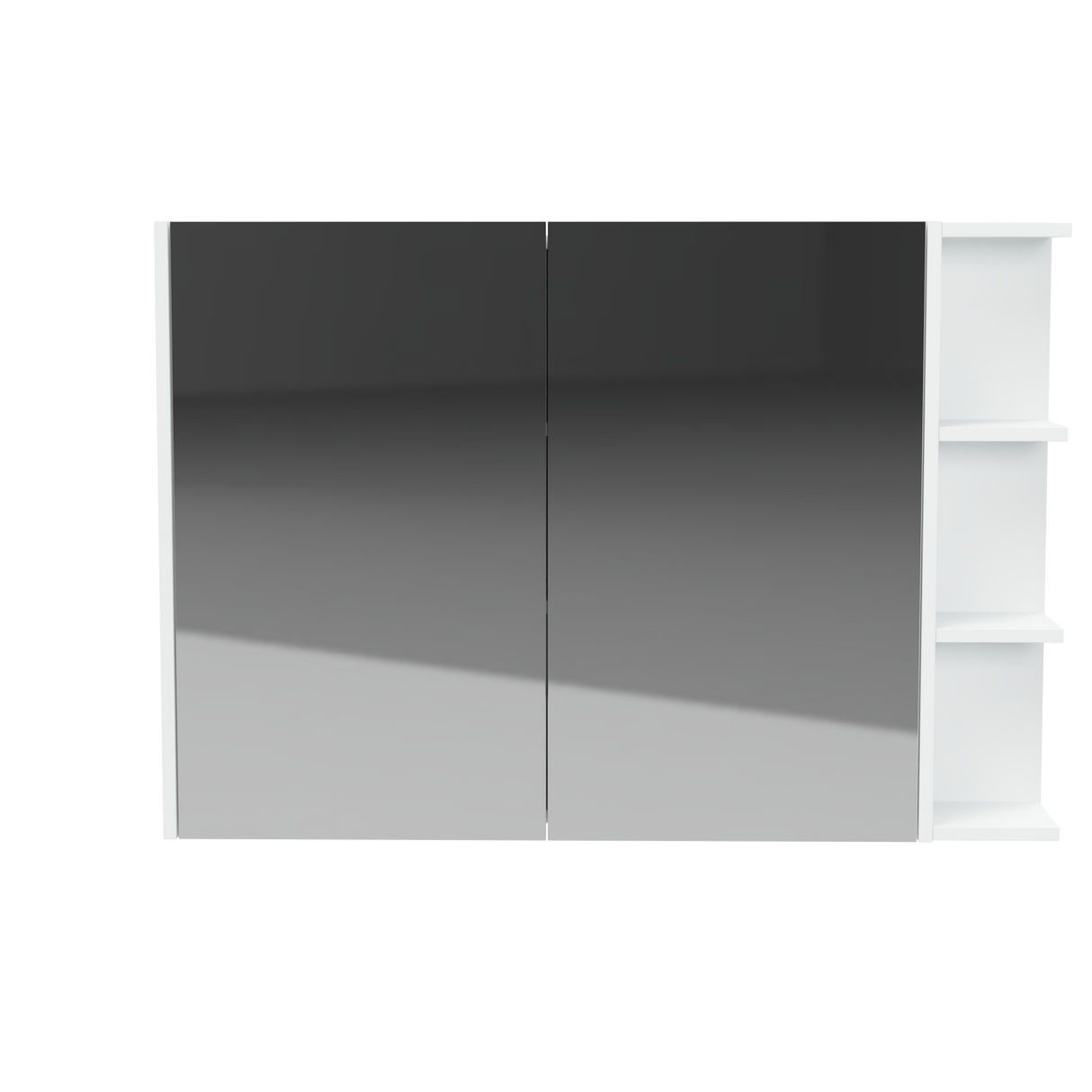 New York Mirror Cabinet 1050mm Left Double Door Platinum Collection (NEW-SC-1050-L-P)