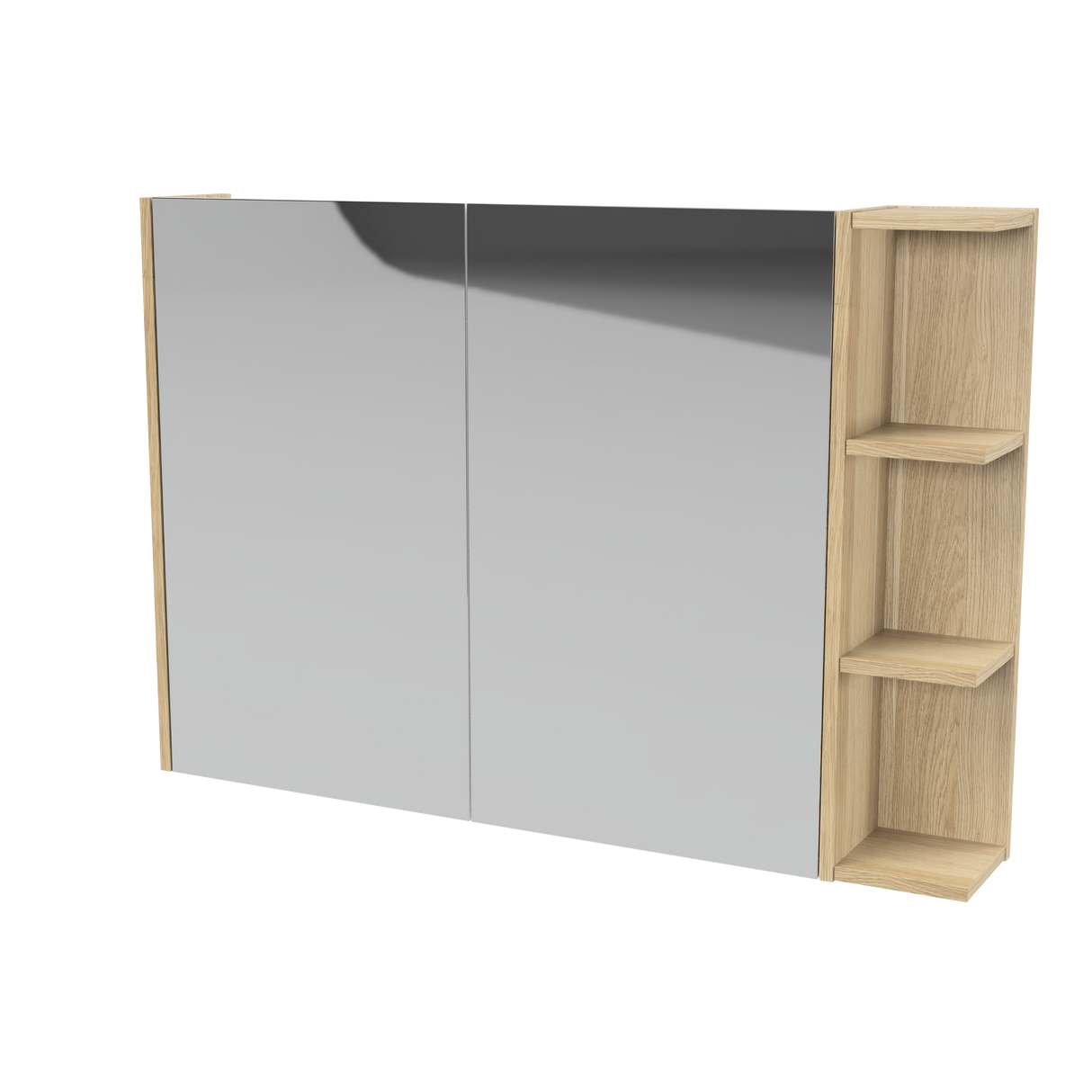 New York Mirror Cabinet 1050mm Left Double Door Gold Collection (NEW-SC-1050-L-G)