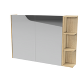 New York Mirror Cabinet 1050mm Left Double Door Gold Collection (NEW-SC-1050-L-G)