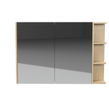 New York Mirror Cabinet 1050mm Left Double Door Gold Collection (NEW-SC-1050-L-G)