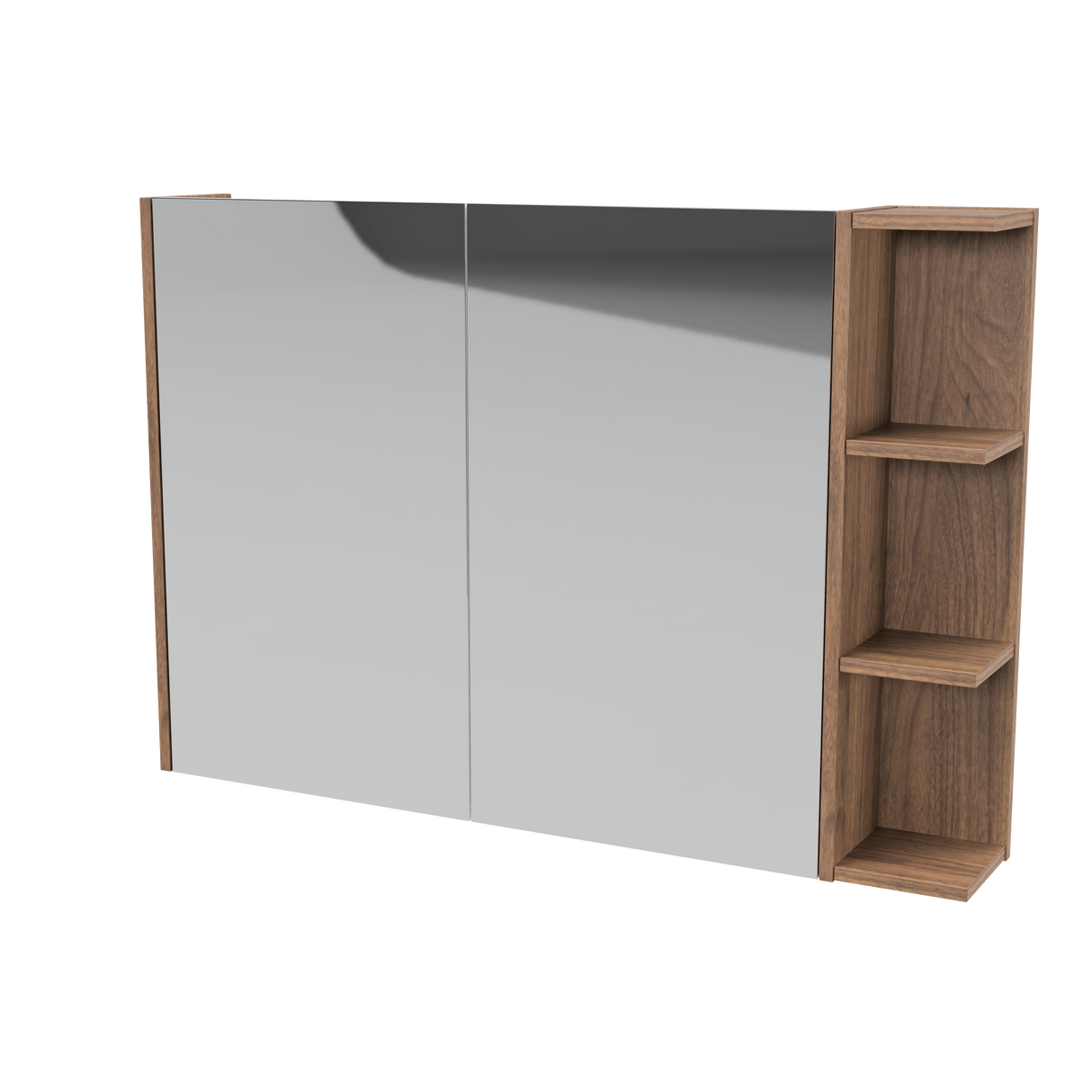 New York Mirror Cabinet 1050mm Left Double Door Gold Collection (NEW-SC-1050-L-G)