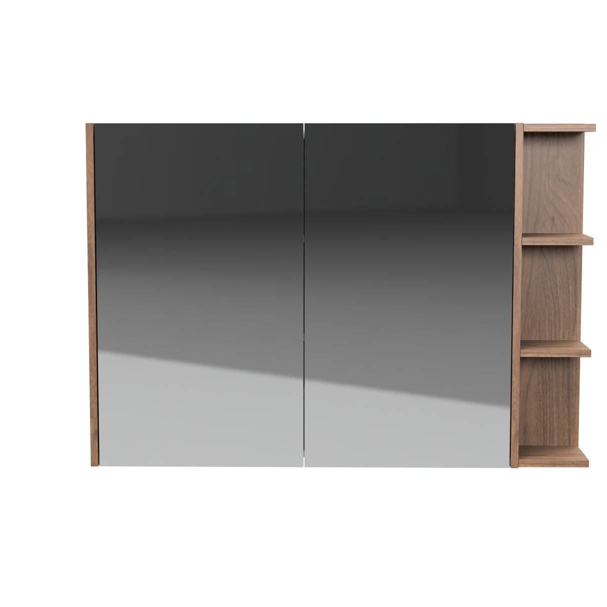 New York Mirror Cabinet 1050mm Left Double Door Platinum Collection (NEW-SC-1050-L-P)