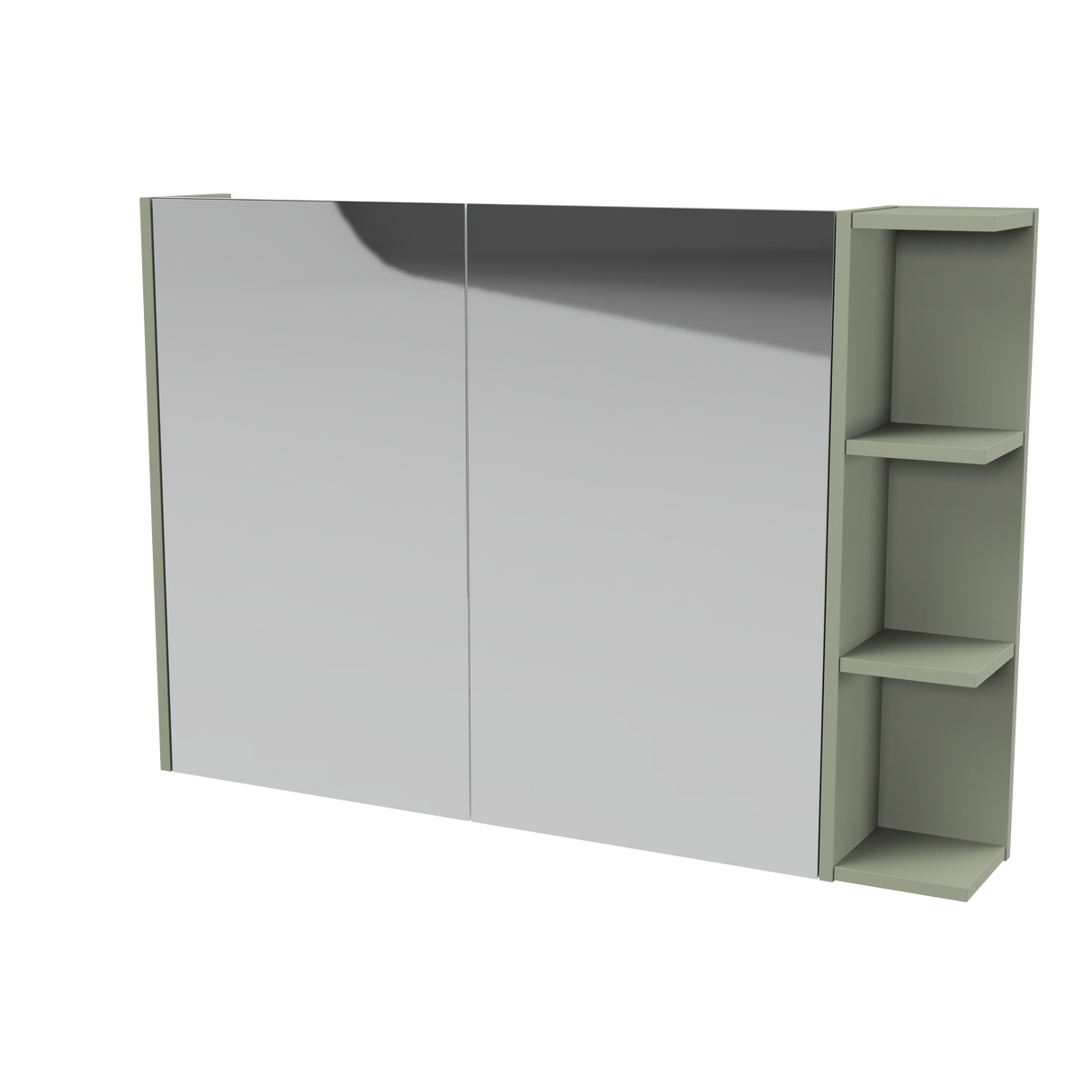 New York Mirror Cabinet 1050mm Left Double Door Platinum Collection (NEW-SC-1050-L-P)
