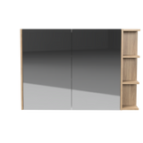 New York Mirror Cabinet 1050mm Left Double Door Platinum Collection (NEW-SC-1050-L-P)