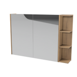 New York Mirror Cabinet 1050mm Left Double Door Gold Collection (NEW-SC-1050-L-G)