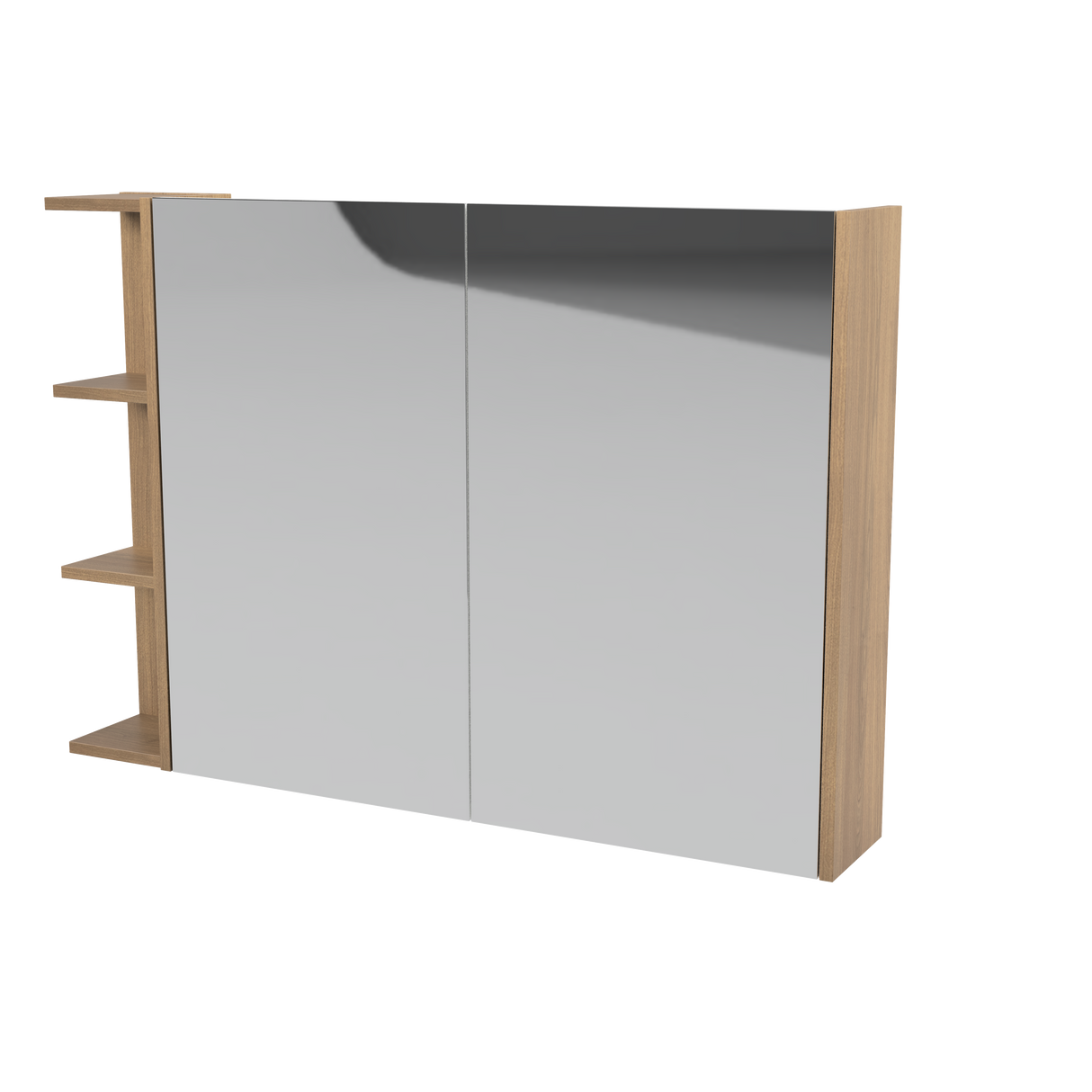 New York Mirror Cabinet 1050mm Right Double Door Gold Collection (NEW-SC-1050-R-G)