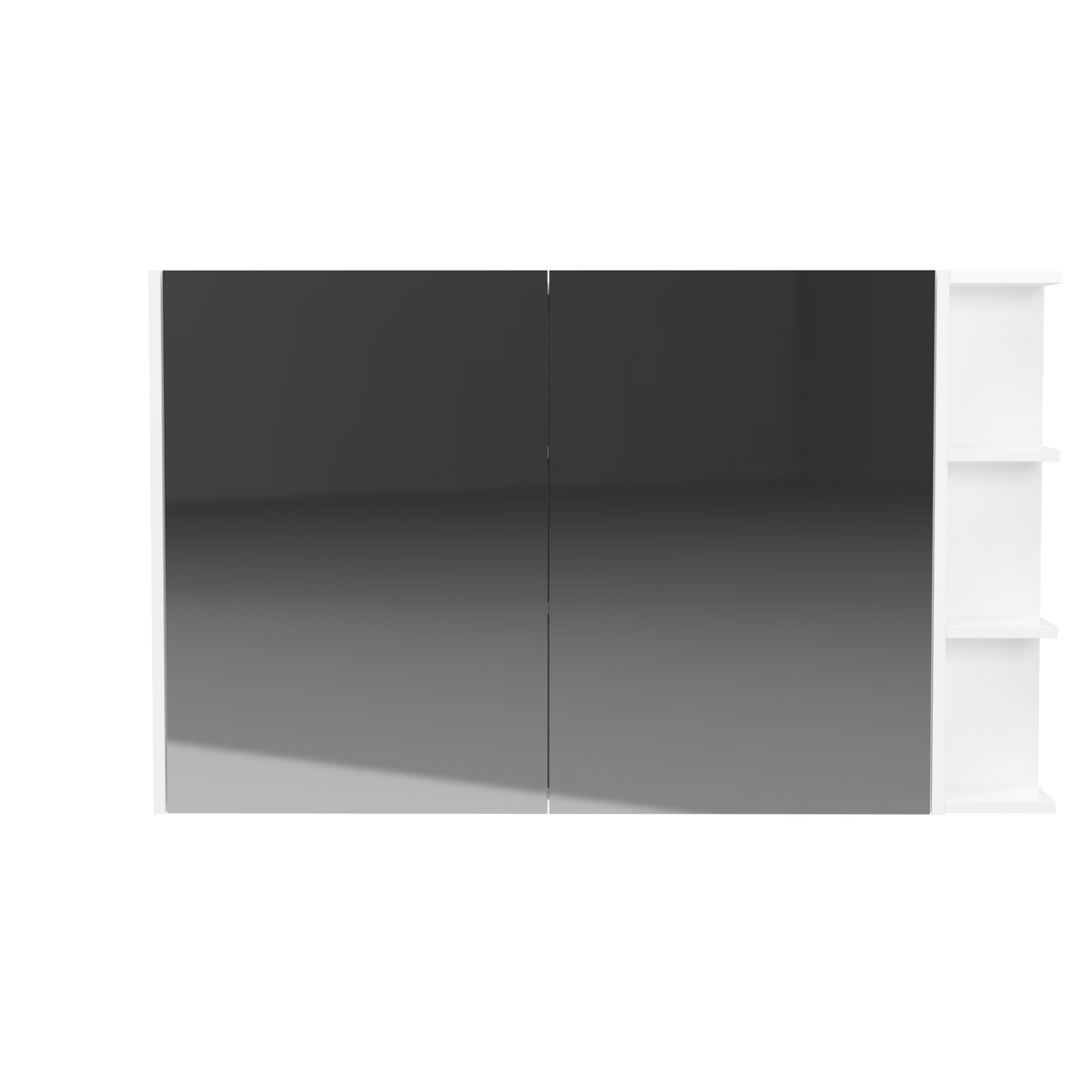 New York Mirror Cabinet 1200mm Left Double Door Platinum Collection (NEW-SC-1200-L-P)