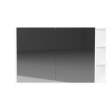 New York Mirror Cabinet 1200mm Left Double Door Platinum Collection (NEW-SC-1200-L-P)