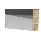 New York Mirror Cabinet 1200mm Left Double Door Gold Collection (NEW-SC-1200-L-G)