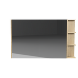 New York Mirror Cabinet 1200mm Left Double Door Gold Collection (NEW-SC-1200-L-G)
