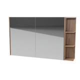 New York Mirror Cabinet 1200mm Left Double Door Gold Collection (NEW-SC-1200-L-G)