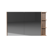 New York Mirror Cabinet 1200mm Left Double Door Platinum Collection (NEW-SC-1200-L-P)