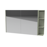 New York Mirror Cabinet 1200mm Left Double Door Gold Collection (NEW-SC-1200-L-G)