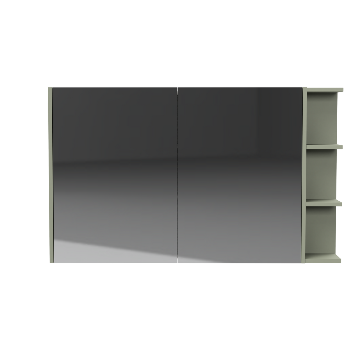 New York Mirror Cabinet 1200mm Left Double Door Platinum Collection (NEW-SC-1200-L-P)