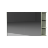 New York Mirror Cabinet 1200mm Left Double Door Platinum Collection (NEW-SC-1200-L-P)