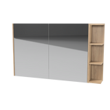 New York Mirror Cabinet 1200mm Left Double Door Platinum Collection (NEW-SC-1200-L-P)