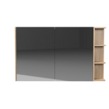 New York Mirror Cabinet 1200mm Left Double Door Platinum Collection (NEW-SC-1200-L-P)