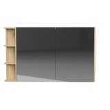 New York Mirror Cabinet 1200mm Right Double Door Platinum Collection (NEW-SC-1200-R-P)