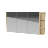 New York Mirror Cabinet 1350mm Left Three Door Gold Collection (NEW-SC-1350-L-G)