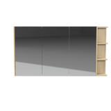 New York Mirror Cabinet 1350mm Left Three Door Gold Collection (NEW-SC-1350-L-G)