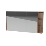 New York Mirror Cabinet 1350mm Left Three Door Gold Collection (NEW-SC-1350-L-G)