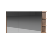 New York Mirror Cabinet 1350mm Left Three Door Platinum Collection (NEW-SC-1350-L-P)