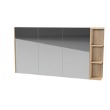 New York Mirror Cabinet 1350mm Left Three Door Gold Collection (NEW-SC-1350-L-G)