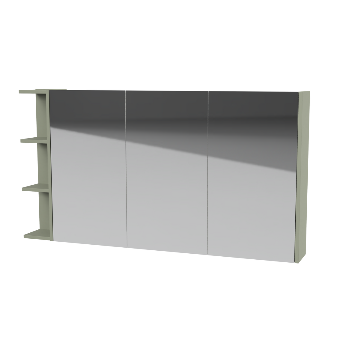 New York Mirror Cabinet 1350mm Right Three Door Platinum Collection (NEW-SC-1350-R-P)