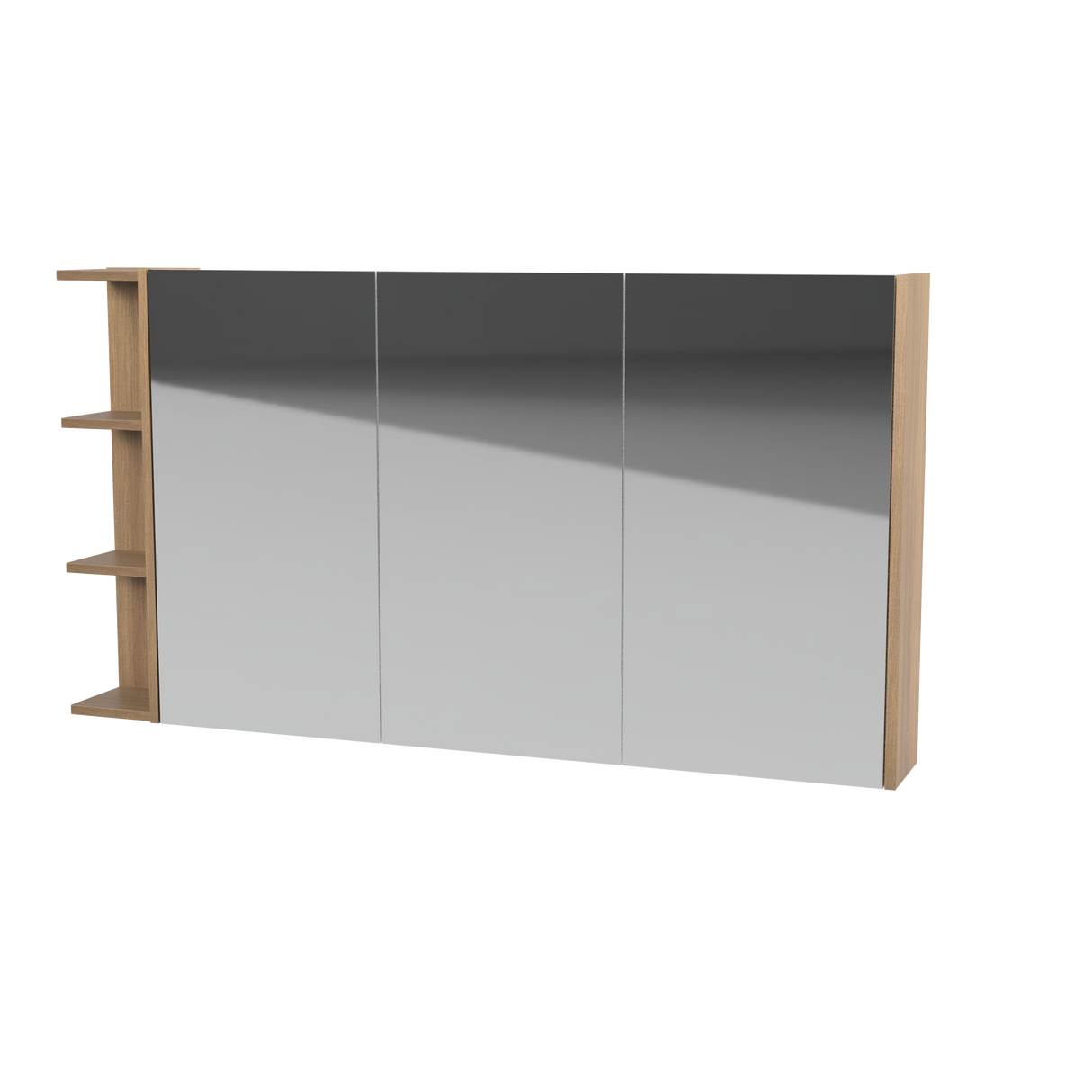 New York Mirror Cabinet 1350mm Right Three Door Platinum Collection (NEW-SC-1350-R-P)
