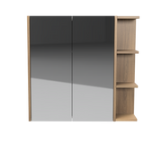 New York Mirror Cabinet 750mm Left Double Door Gold Collection (NEW-SC-750-L-G)